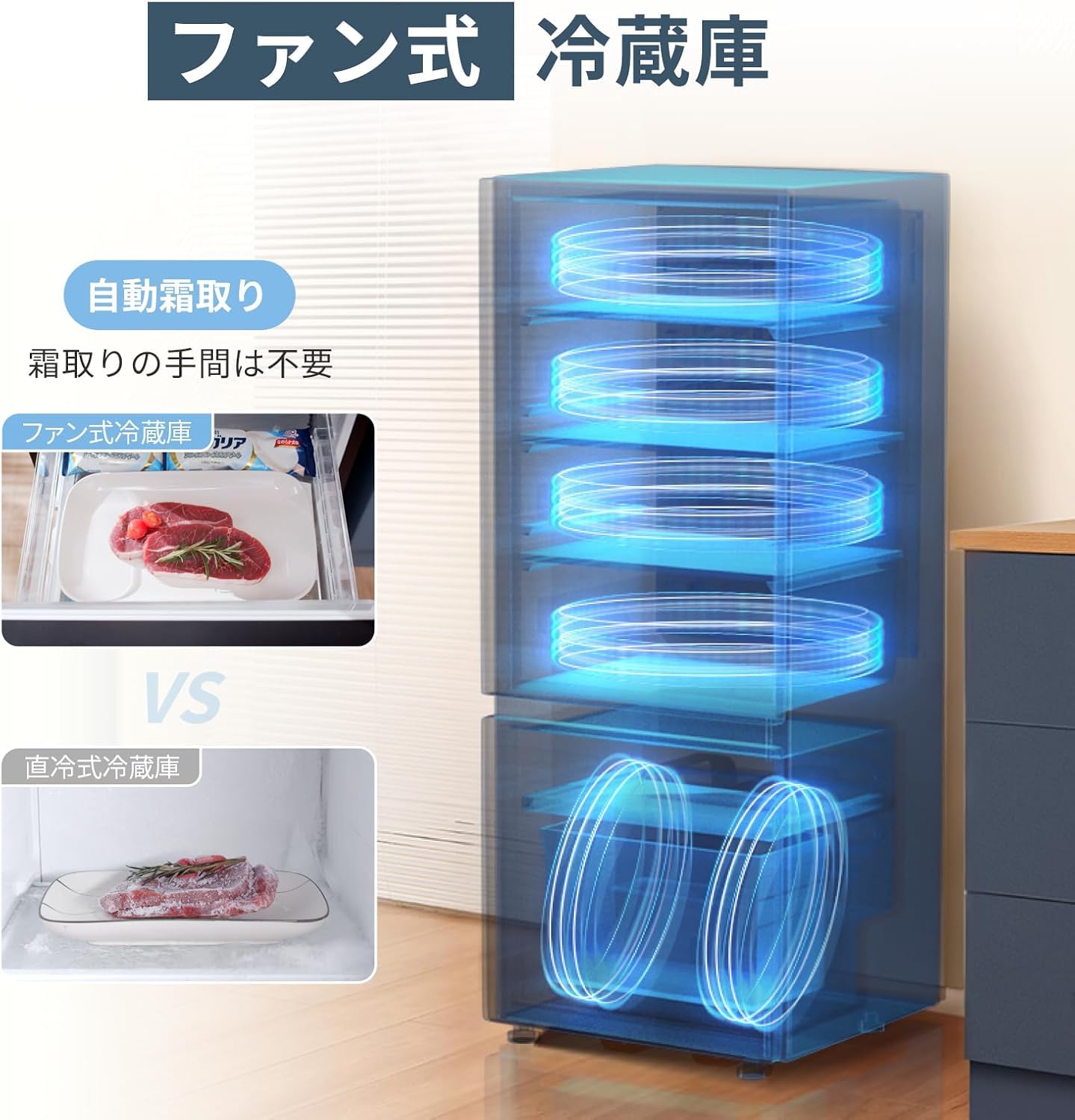 Amazon.co.jp: 冷蔵庫 150L 幅 47.9㎝ 2 ドア 自動霜取り 温度調節 省
